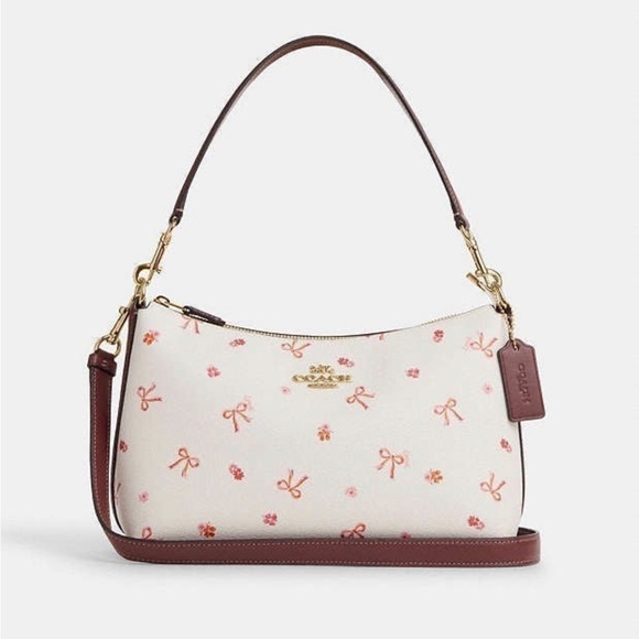 Coach Handbags - New coach clara shoulder bag purse in bow print